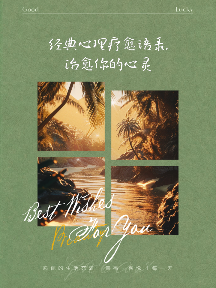 心理健康的名言，那些能悄悄治愈你的话